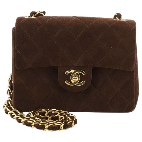 brown suede chanel bag|chanel quilted leather bag.